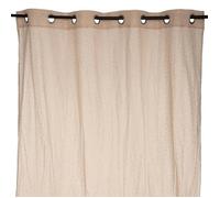Rideau ""Berlingot"" beige 140x250cm - Atmosphera createur d'interieur