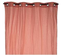Atmosphera – Rideau à œillets Berlingot Terracotta 140 x 250 cm