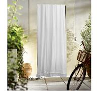 Rideau blanc marseillais tissé 140 x 225cm