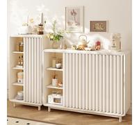 Rideau Cache Placard Cuisine, Rideau sous Evier Armoire - Occultant Court Anti-Poussière Para Étagères Meuble à Chaussures Bibliothèques, Rideau Meuble Cuisine Couleur Unie(Gris,60x80 cm)