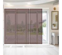 Rideau coulissant Elena lot de 3 ( 119 ) - Chocolat