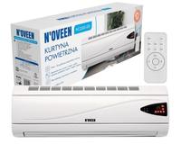 Rideau d'air électrique N’OVEEN HC2200 LED - 2000W - 120 m3/h - Blanc