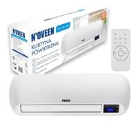 Noveen hc2100 - rideau dair chaud avec télécommande - affichage lcd - 2 niveaux de puisssance