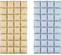 Rideau de ballons en plastique double face, beige-bleu, 55 x 110 cm