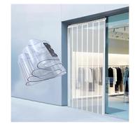 Rideau de bande de PVC transparent robuste pour le stockage à froid, 1.2mm d'épaisseur isolation industrielle de porte de congélateur, son et vent Bloquant le séparateur de la latte de vinyle pour l'e