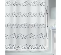 Rideau de douche - 180 x 200 cm - Argent - Peva - Shore SPIRELLA
