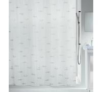 Rideau de douche - 180 x 200 cm - Argent - Polyester - Kos SPIRELLA