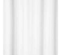 Rideau de douche 180x200 cm, banc coton, 5Five Blanc