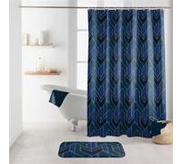 Rideau de Douche avec Crochets 180 x 200 cm Achille - Polyester Imprimé G