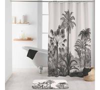 Generique – Rideau de douche Cocoty – 180 x 200 cm – 100% polyester – Avec crochets – Blanc