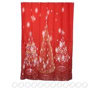 Rideau de Douche de Noël 47x70 |Eau - Délestage du décor d'hiver