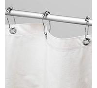 Rideau de douche en coton - Chanvre - Lin - Coton bio - Tailles de bain, baignoire et étal - Pas besoin de doublure - Respectueux de l'environnement - Fabriqué aux États-Unis