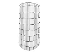 Rideau de douche en forme de U en acier inoxydable - Sans perçage - Pliable - Lourd - Anti-moisissure - Pour salle de bain, toilettes, vestiaires, fenêtres, balcons