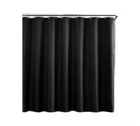 Rideau de douche extra long 180 x 200 cm, lavable en machine, séchage | Taille extra longue de 180 x 200 cm, technologie imperméable à 4 couches, garde le sol sec, s'adapte aux plafonds hauts