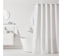 Today – Rideau de douche Utility – Gauffré Polyester 180 x 200 cm Blanc 12 crochets