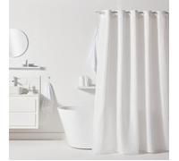 Today – Rideau de douche Utility – Gauffré Polyester 180 x 200 cm Blanc 12 crochets