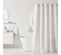 Rideau de douche gauffré - White - Polyester - 180 x 200 cm - 12 crochets - UTILITY - TODAY