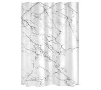 Rideau de douche - GELCO DESIGN - Marbre - 180x200 cm - Polyester - Gris
