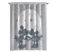 Rideau de douche Jay Franco Disney Mickey Mouse et Minnie Mouse - D coration de salle de bain sous licence pour enfants ou adolescents - Rideau e