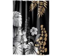 Rideau de Douche "Kelly" 180x200cm Noir Noir G