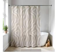 Rideau De Douche Peva 180x180 Cm + 12 Anneaux Blanc - Arusha - TENDANCE