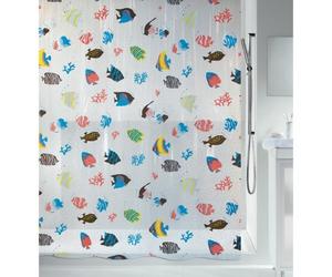 Rideau de douche - PEVA - motif poissons - Multicolor - 180 x 200 cm SPIRELLA