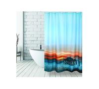 Rideau de douche Polyester 180x200cm Motif Sunset - Anneaux inclus MSV