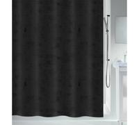 Rideau de douche - Polyester - GEORGES - 120 x 200 cm - Noir SPIRELLA