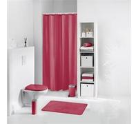 Rideau de Douche "Quartz" 180x200cm Framboise Rose G