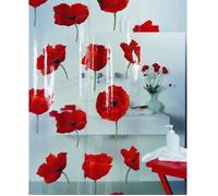 Spirella Rideau de Douche PEVA Poppy 180x200cm Rouge