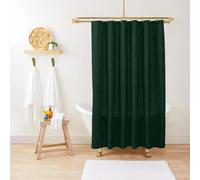 Rideau de Douche texturé Vert foncé, Vert uni, Rideau de Douche imperméable, Rideau de Douche, Salle de Bain, Douche, décoration d'intérieur, 120x200cm(47.24x78.74in)