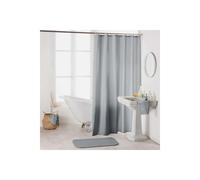 Rideau de Douche Uni "Essencia" 180x200cm Gris