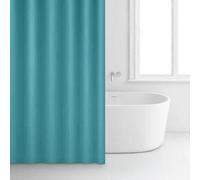 Rideau de douche - Vert et bleu - Polyester - 180 x 200 cm - RAYEN