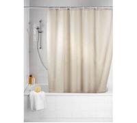 Rideau de douche - WENKO - 180x200 cm - Anti-moisissure - Hydrofuge - Polyester beige