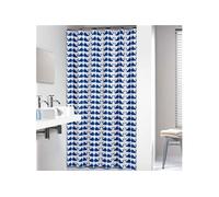 Rideau de douche Whale Bleu et blanc