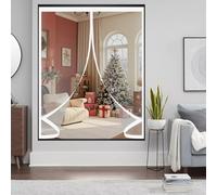 Rideau de Fenetre D'Hiver 125 x 83 cm Chaud en Hiver et Frais en Été, Chaud Coupe-Vent et Insonorisant Rideau Fenetre Isolant Thermique Convient à Tous Types de Fenêtres, A