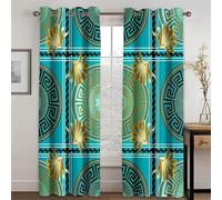 Rideau de fenêtre en Polyester, Design de Marque de Luxe Moderne et Tendance, ombrage Fin, pour Salon, Chambre à Coucher, décoration WxH/2x130x240cm