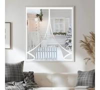 Rideau de Fenetre Isolant Thermique 90 x 110 cm Fermeture Automatique, Anti Froid et Chaleur, Imperméable Moustiquaire Fenêtre Magnétique pour Cuisine, Chambre à Coucher, A