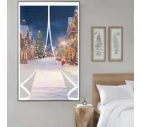 Rideau de Fenetre Magnétique 124 x 144 cm Chaud Coupe-Vent et Insonorisant, Chaud en Hiver et Frais en Été Moustiquaire Fenetre Magnétique pour Différentes Tailles, A