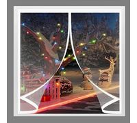 Rideau de Fenetre Magnétique 76 x 90 cm Anti Froid et Chaleur Vent Imperméable Isolation Phonique Moustiquaire Fenetre Rideau pour Porte de Cuisine et Salon, A