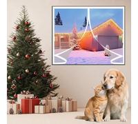 Rideau de Fenetre Magnétique 94 x 140 cm Anti Froid et Chaleur Vent Imperméable Isolation Phonique Moustiquaire Magnétique pour Fenetre pour Chambre à Coucher, Cuisine, A