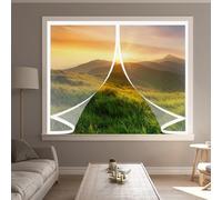 Rideau de Fenetre Thermique 75 x 120 cm Anti Froid et Chaleur Vent Imperméable Isolation Phonique Moustiquaire Magnétique pour Fenetre pour Différentes Tailles, A