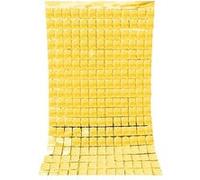 rideau de fête carrés scintillants 2x1m or - cda 36753 Jaune G