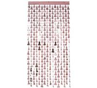 rideau de fête motifs pénis 244x91cm or rose - smiffys 99701 Rose