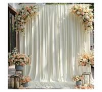 Rideau de Fond for Les fêtes, drapé Photo for la décoration fête Mariage, arrière-Plan for Photographie Rideau de Toile de Fond(Color 1,1panel 150x300cm)