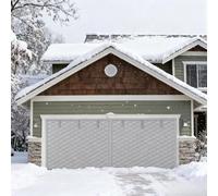 Rideau De Magnétique Porte Garage, Rideaux Magnétiques À Isolation Thermique, Kit D'isolation, Écran Confidentialité Robuste For(Gris,250x200cm)