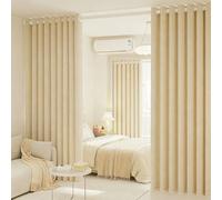Rideau de Partition Thermiques Isolants Anti-Froid Vent Rideaux de Séparation Économie D'Énergie Rideaux Salon Moderne Isolation Anti Chaleur Froid(4.40x2.0 m(173.3x78.8"))