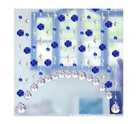 Rideau de Perles de Cristal 1 bande 1 m rideau en cristal verre rose crevasse rideau de perle de salon chambre arc suspendu fenêtre porte de mariage maison de décoration de mariage Rideau de Perles de