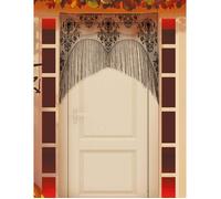 Rideau de porte à franges chauve-souris