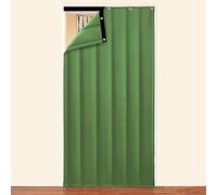 Rideau De Porte À Isolation Thermique, Hivernale, Moustiquaire Avec, Étanche Aux Intempéries, Anti-déperdition D'énergie, Réduit Le Bruit(E,100x210cm)